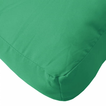 Cuscino per Pallet Verde 60x60x12 cm in Tessuto