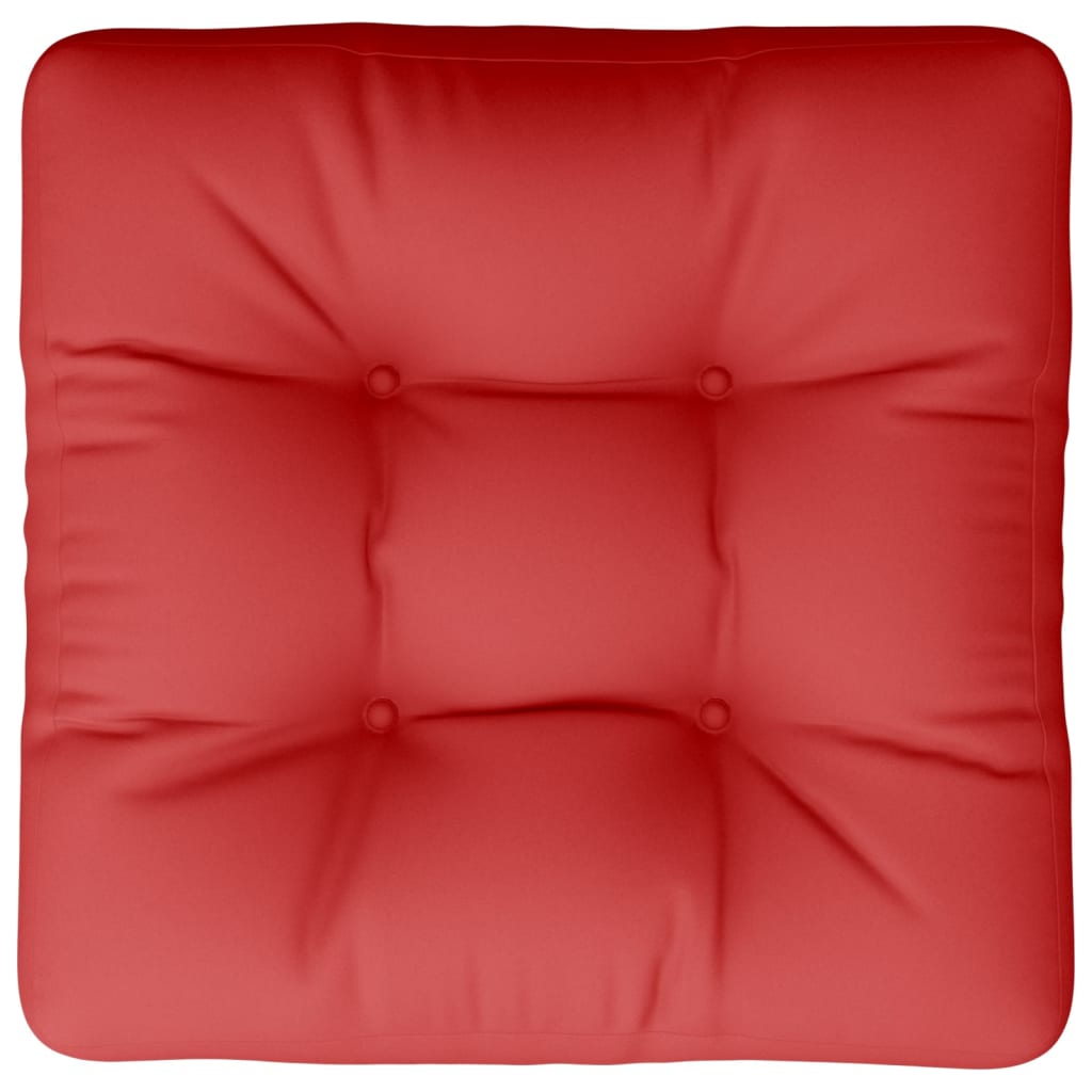 Cuscino per Pallet Rosso 60x60x12 cm in Tessuto | homemem39