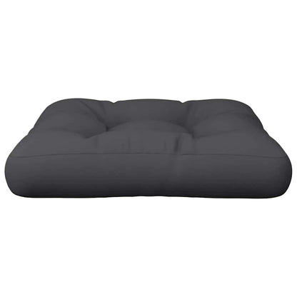 Cuscino per Pallet Nero 60x60x12 cm in Tessuto