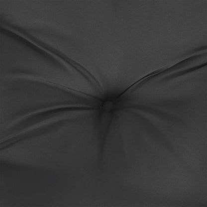 Cuscino per Pallet Nero 60x60x12 cm in Tessuto