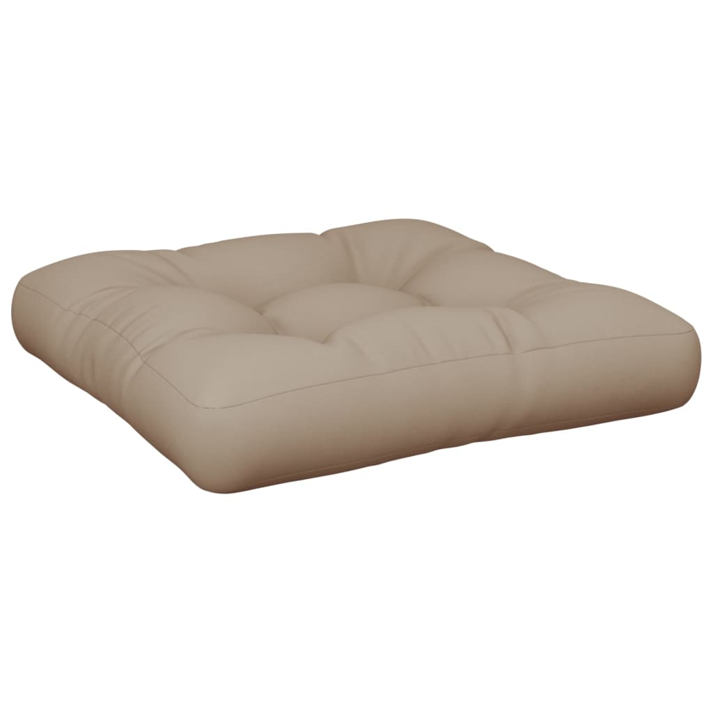 Cuscino per Pallet Tortora 60x60x12 cm in Tessuto | homemem39