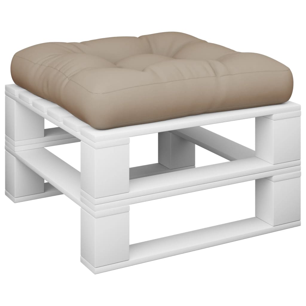 Cuscino per Pallet Tortora 60x60x12 cm in Tessuto | homemem39