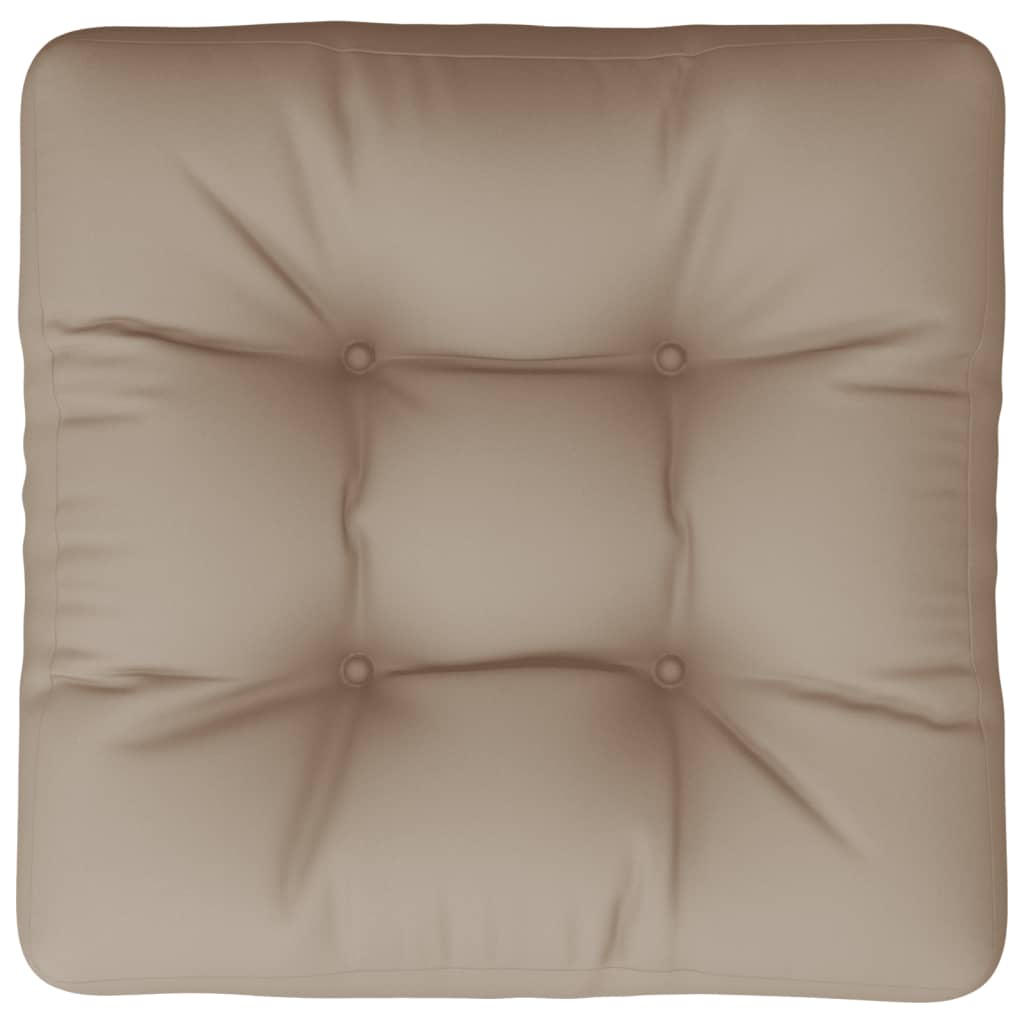 Cuscino per Pallet Tortora 60x60x12 cm in Tessuto