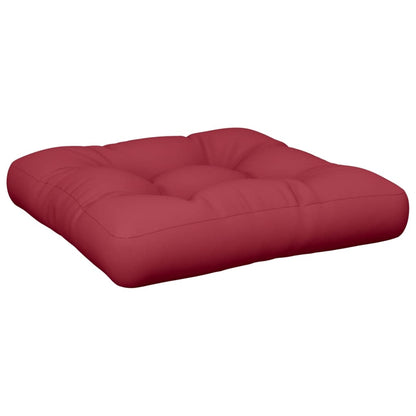 Cuscino per Pallet Rosso Vino 60x60x12 cm in Tessuto | homemem39