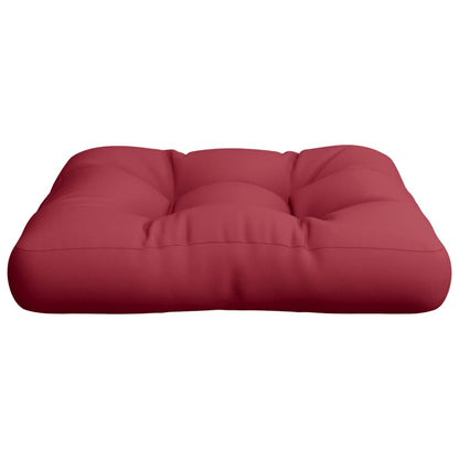 Cuscino per Pallet Rosso Vino 60x60x12 cm in Tessuto | homemem39