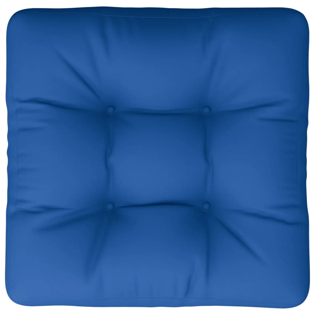 Cuscino per Pallet Blu Reale 60x60x12 cm in Tessuto