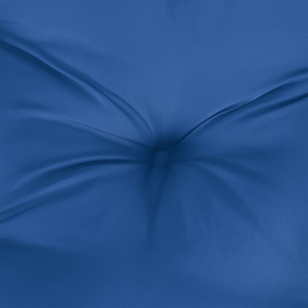 Cuscino per Pallet Blu Reale 60x60x12 cm in Tessuto