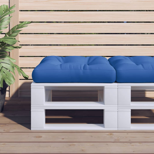 Cuscino per Pallet Blu Reale 60x60x12 cm in Tessuto | homemem39