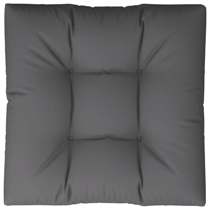 Cuscino per Pallet Antracite 70x70x12 cm in Tessuto | homemem39