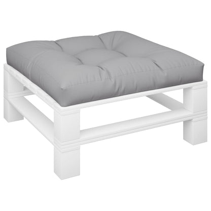Cuscino per Pallet Grigio 70x70x12 cm in Tessuto | homemem39