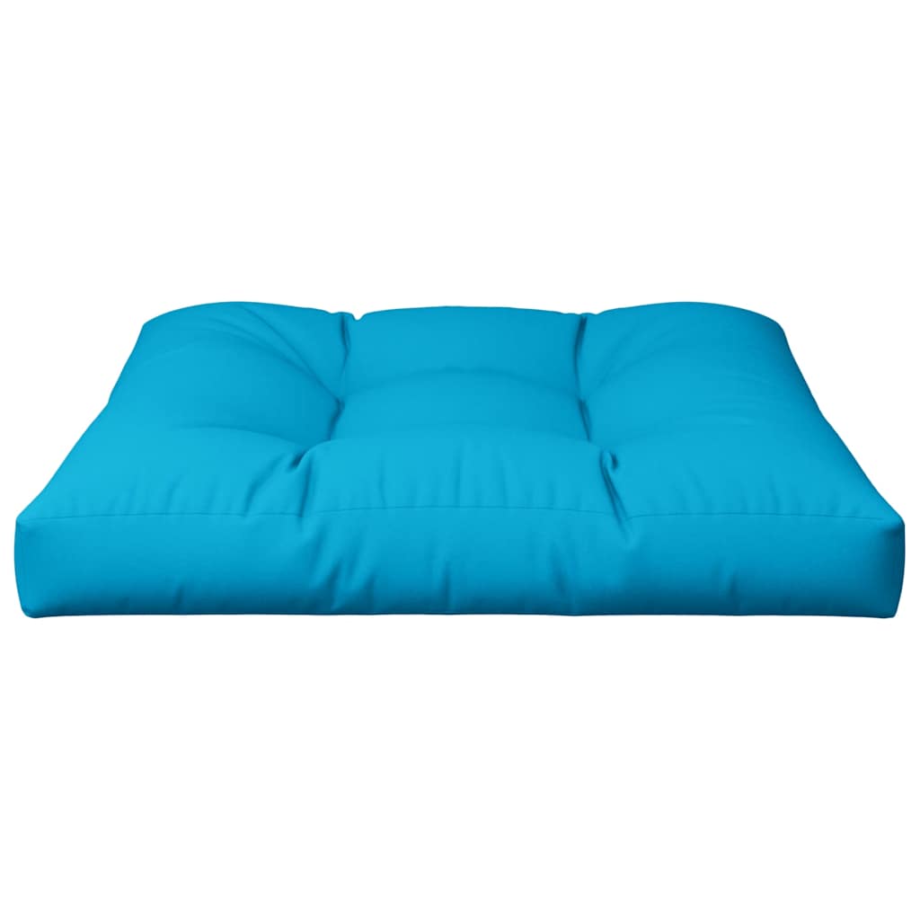 Cuscino per Pallet Blu 70x70x12 cm in Tessuto