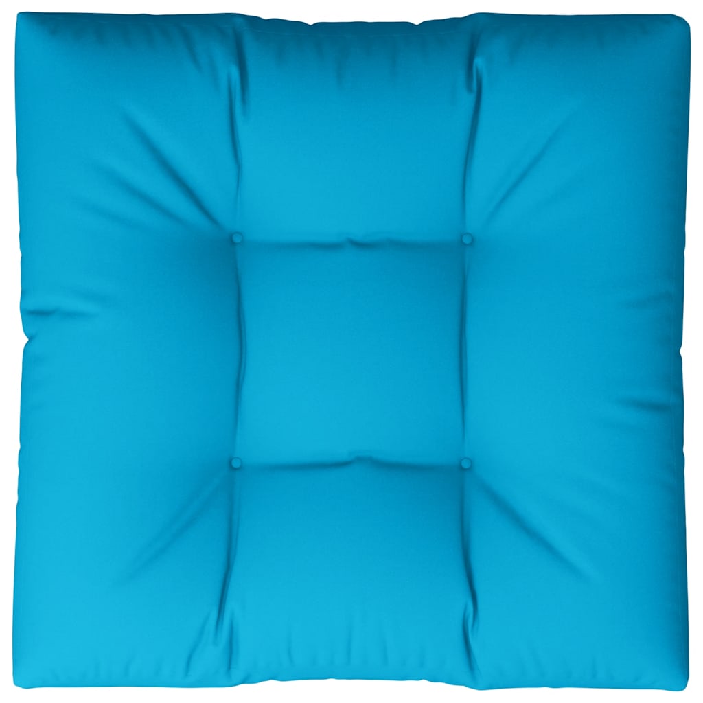 Cuscino per Pallet Blu 70x70x12 cm in Tessuto | homemem39