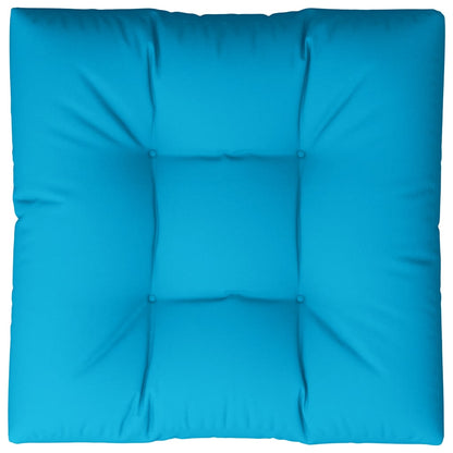 Cuscino per Pallet Blu 70x70x12 cm in Tessuto