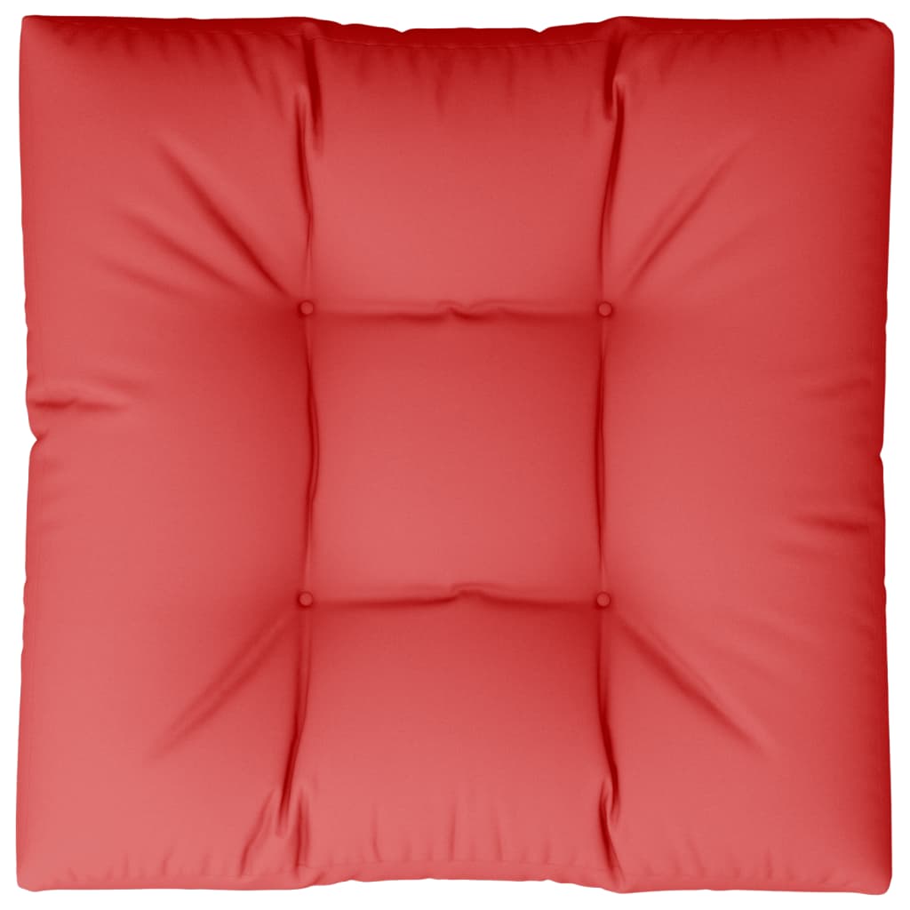 Cuscino per Pallet Rosso 70x70x12 cm in Tessuto | homemem39