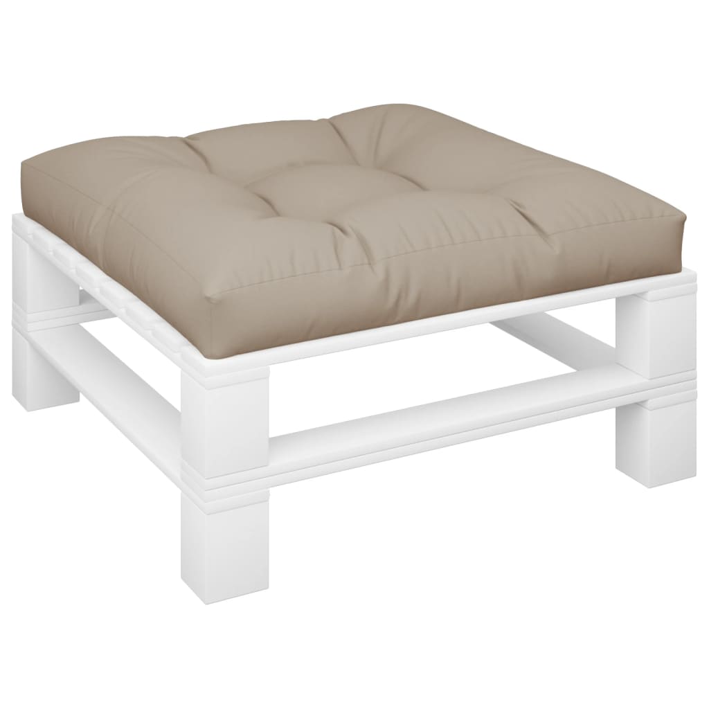 Cuscino per Pallet Tortora 70x70x12 cm in Tessuto | homemem39