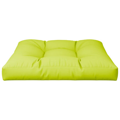Cuscino per Pallet Verde Brillante 70x70x12 cm in Tessuto