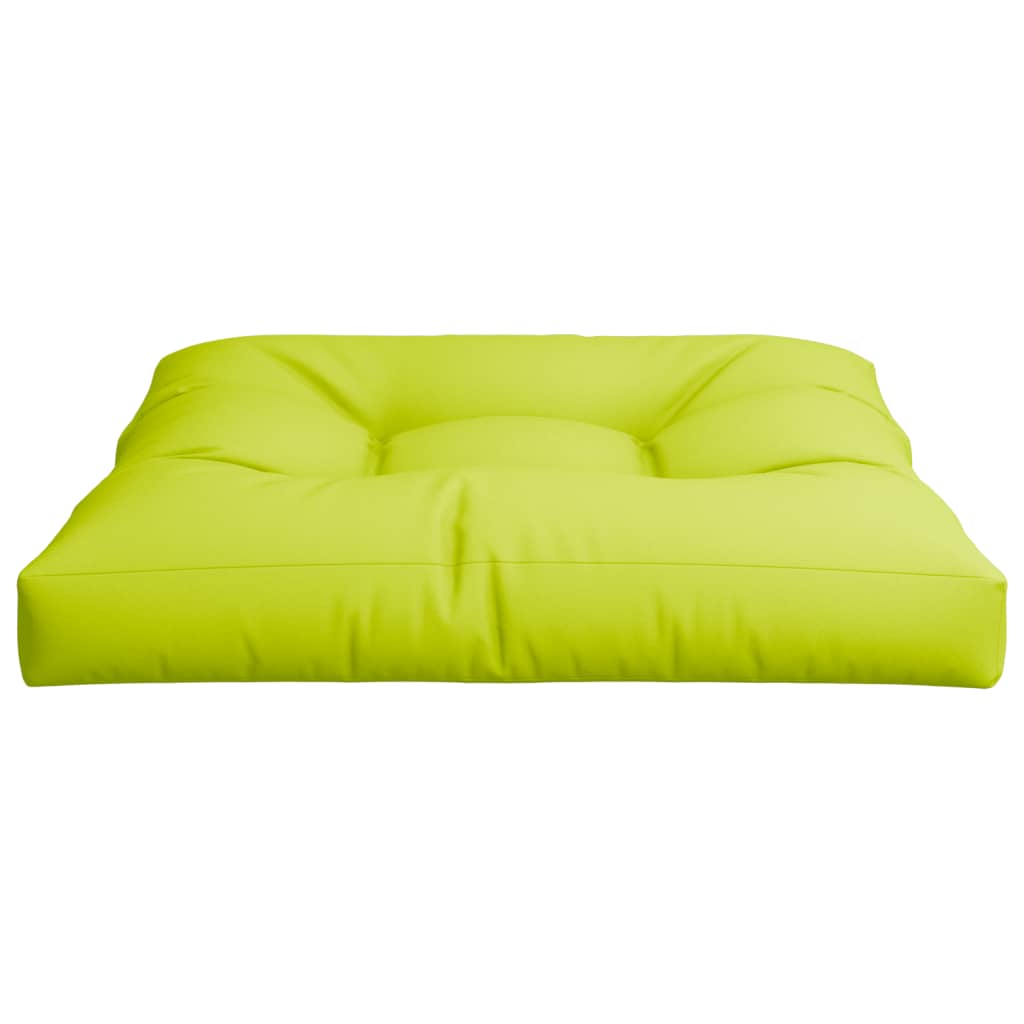 Cuscino per Pallet Verde Brillante 70x70x12 cm in Tessuto | homemem39