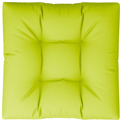 Cuscino per Pallet Verde Brillante 70x70x12 cm in Tessuto | homemem39