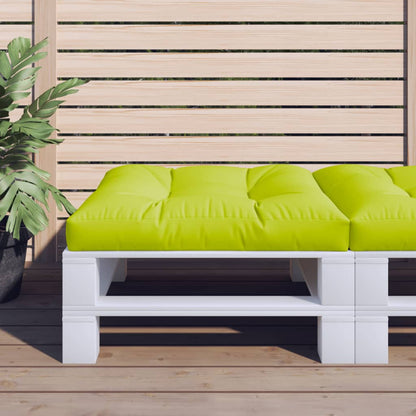 Cuscino per Pallet Verde Brillante 70x70x12 cm in Tessuto | homemem39
