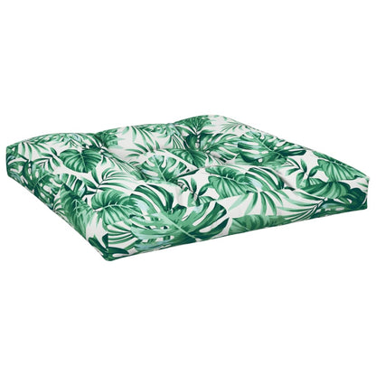 Cuscino per Pallet Motivo a Foglie 70x70x12 cm | homemem39