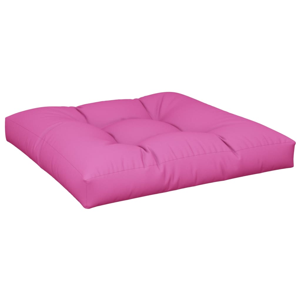Cuscino per Pallet Rosa 70x70x12 cm in Tessuto