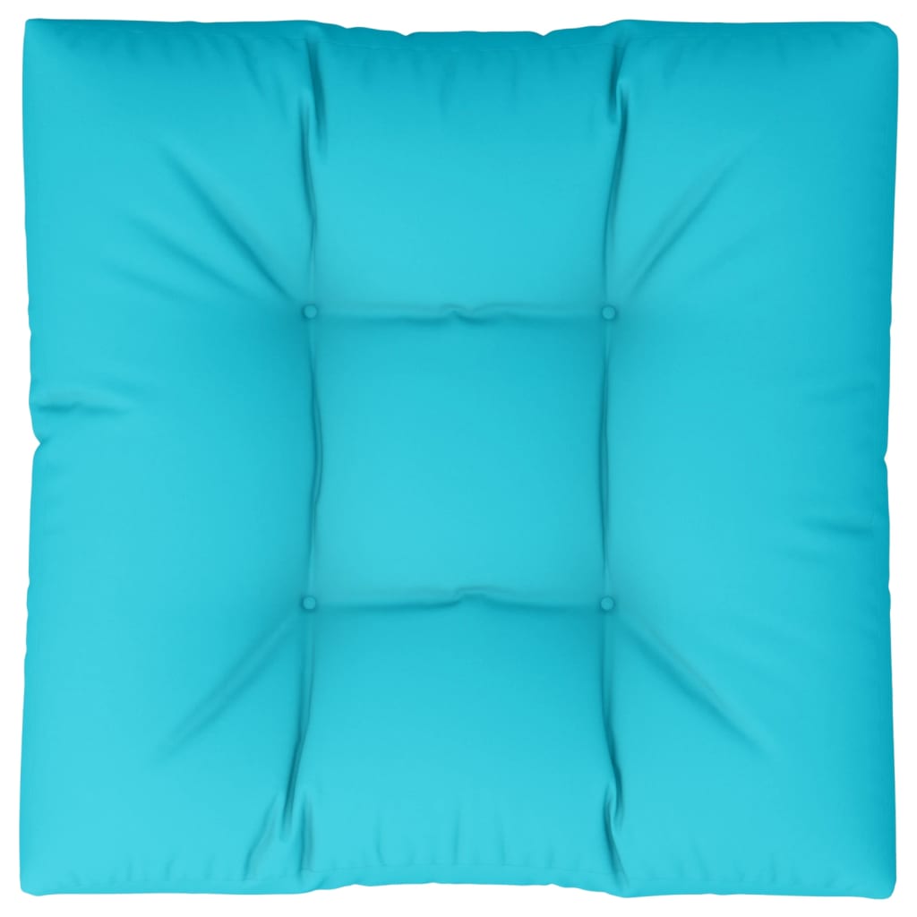 Cuscino per Pallet Turchese 70x70x12 cm Tessuto | homemem39