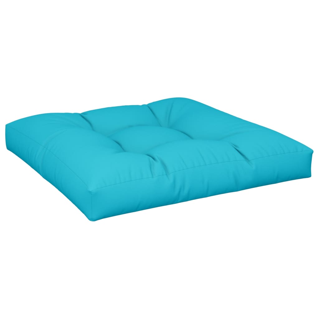 Cuscino per Pallet Turchese 70x70x12 cm Tessuto