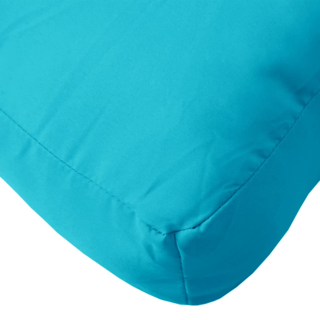 Cuscino per Pallet Turchese 70x70x12 cm Tessuto | homemem39