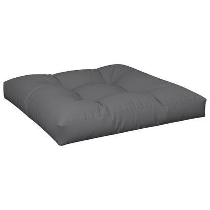 Cuscino per Pallet Antracite 80x80x12 cm in Tessuto