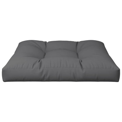 Cuscino per Pallet Antracite 80x80x12 cm in Tessuto