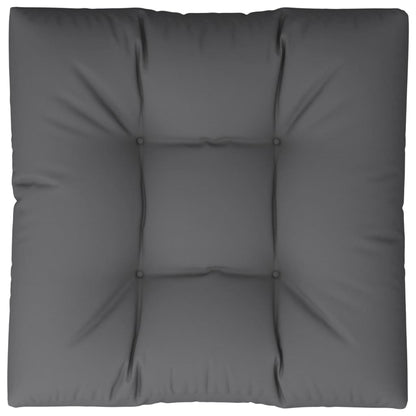 Cuscino per Pallet Antracite 80x80x12 cm in Tessuto