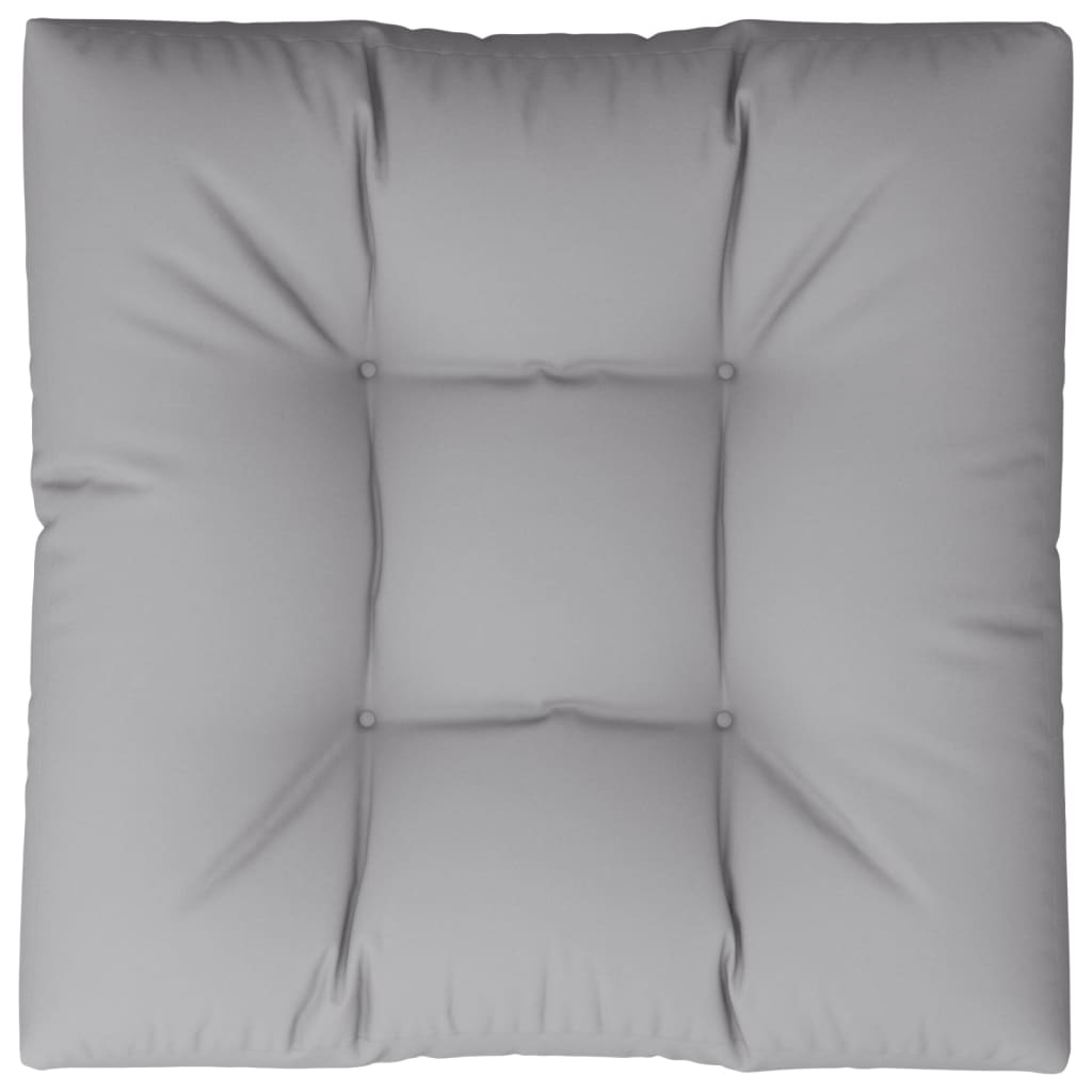 Cuscino per Pallet Grigio 80x80x12 cm in Tessuto | homemem39