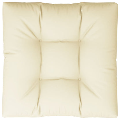 Cuscino per Pallet Crema 80x80x12 cm in Tessuto | homemem39