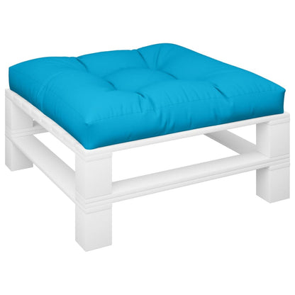 Cuscino per Pallet Blu 80x80x12 cm in Tessuto | homemem39