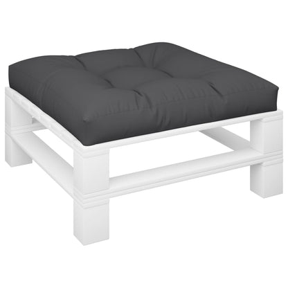 Cuscino per Pallet Nero 80x80x12 cm in Tessuto | homemem39