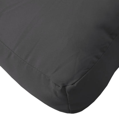 Cuscino per Pallet Nero 80x80x12 cm in Tessuto | homemem39