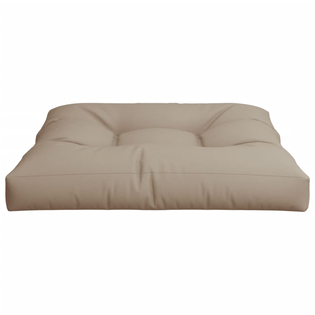 Cuscino per Pallet Tortora 80x80x12 cm in Tessuto | homemem39