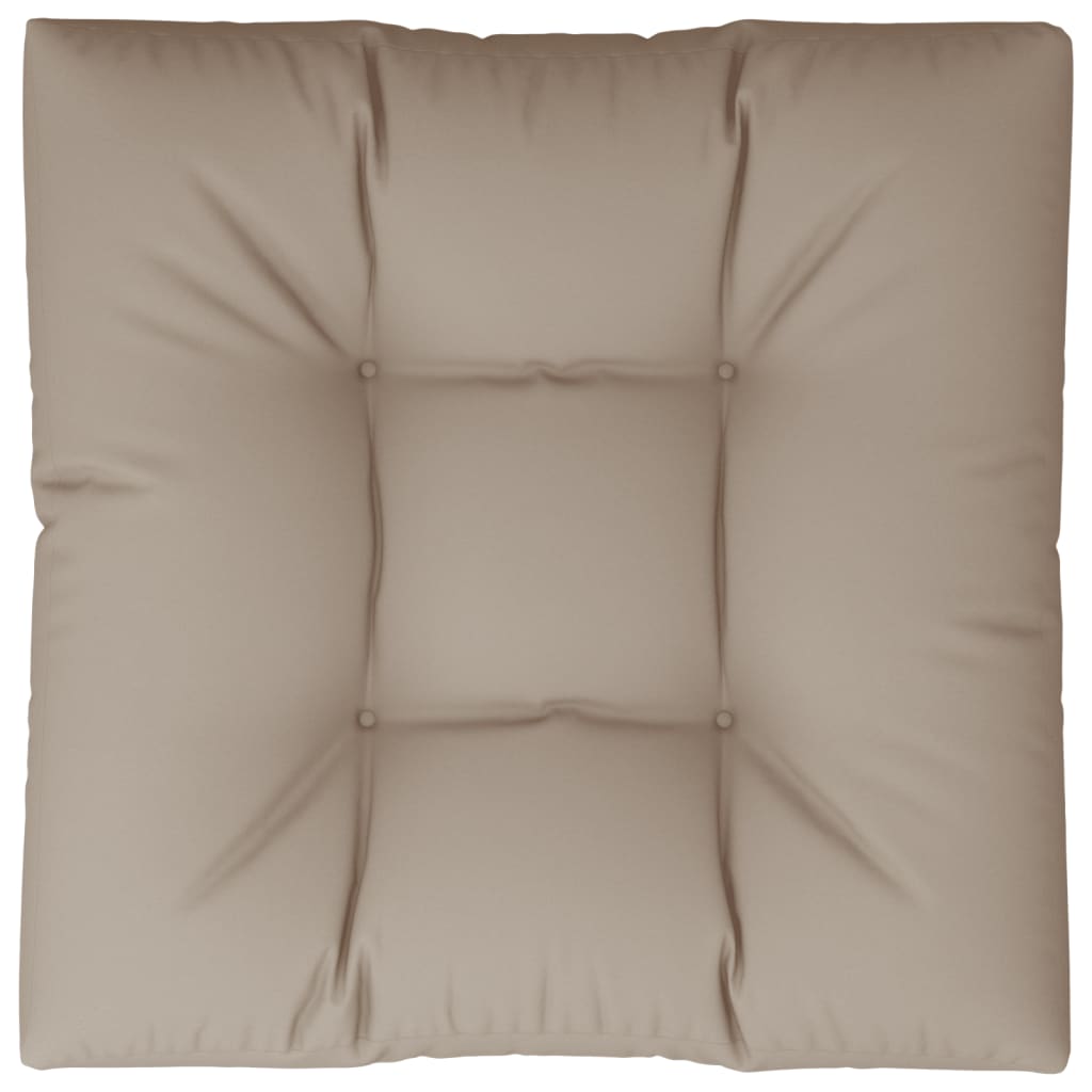 Cuscino per Pallet Tortora 80x80x12 cm in Tessuto | homemem39