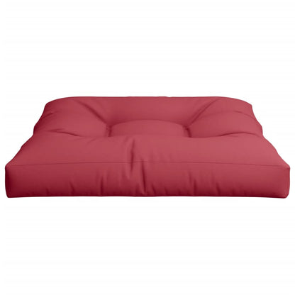 Cuscino per Pallet Rosso Vino 80x80x12 cm in Tessuto | homemem39