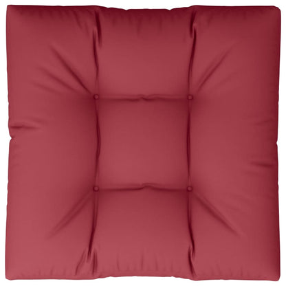 Cuscino per Pallet Rosso Vino 80x80x12 cm in Tessuto | homemem39