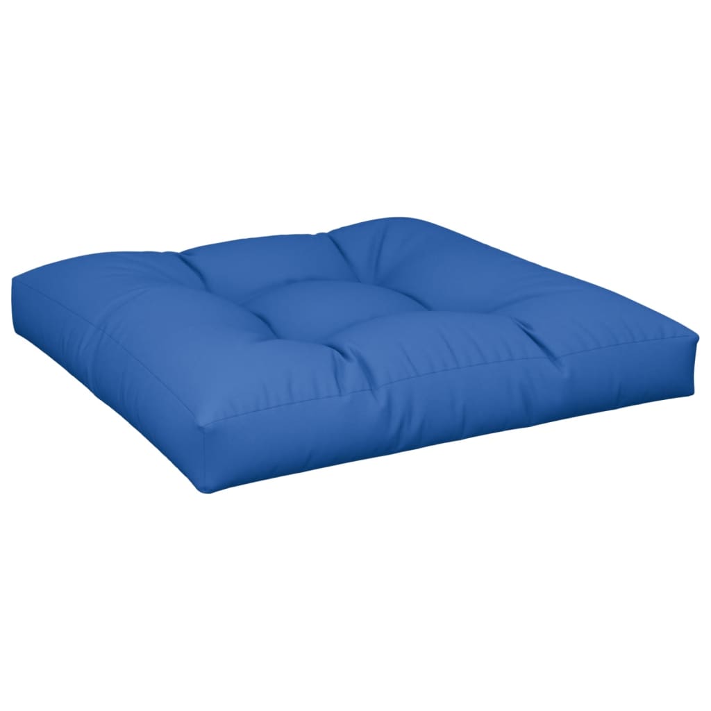 Cuscino per Pallet Blu Reale 80x80x12 cm in Tessuto | homemem39