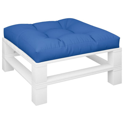 Cuscino per Pallet Blu Reale 80x80x12 cm in Tessuto | homemem39
