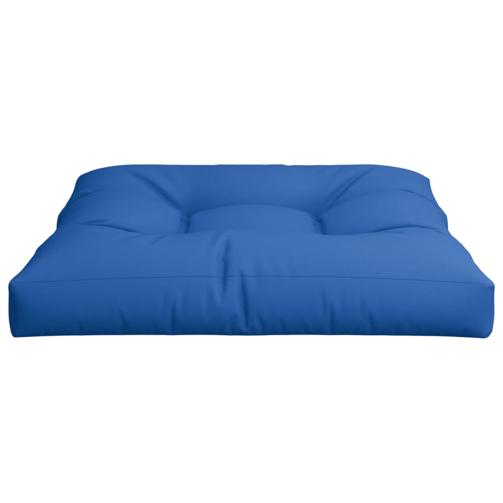Cuscino per Pallet Blu Reale 80x80x12 cm in Tessuto | homemem39