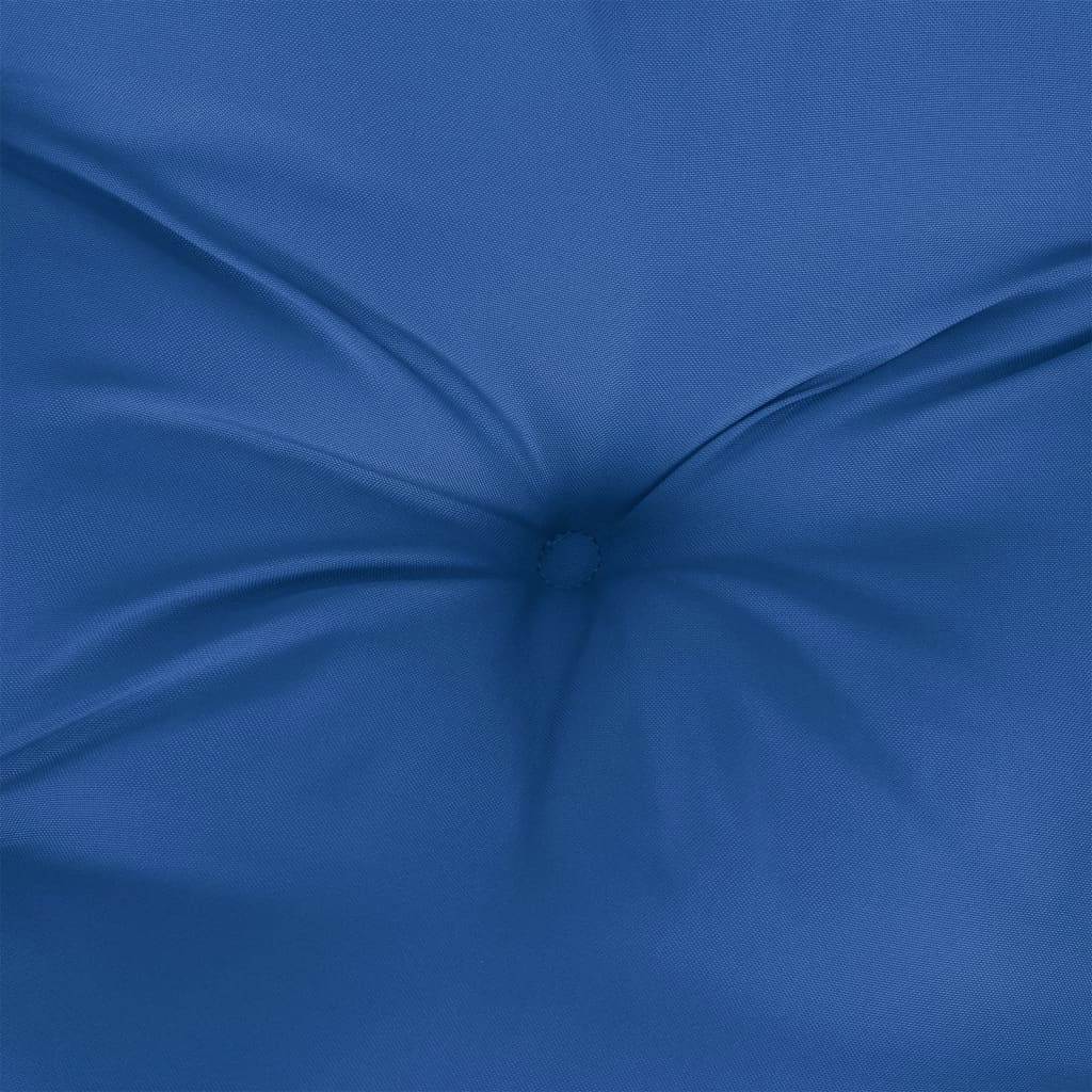 Cuscino per Pallet Blu Reale 80x80x12 cm in Tessuto | homemem39