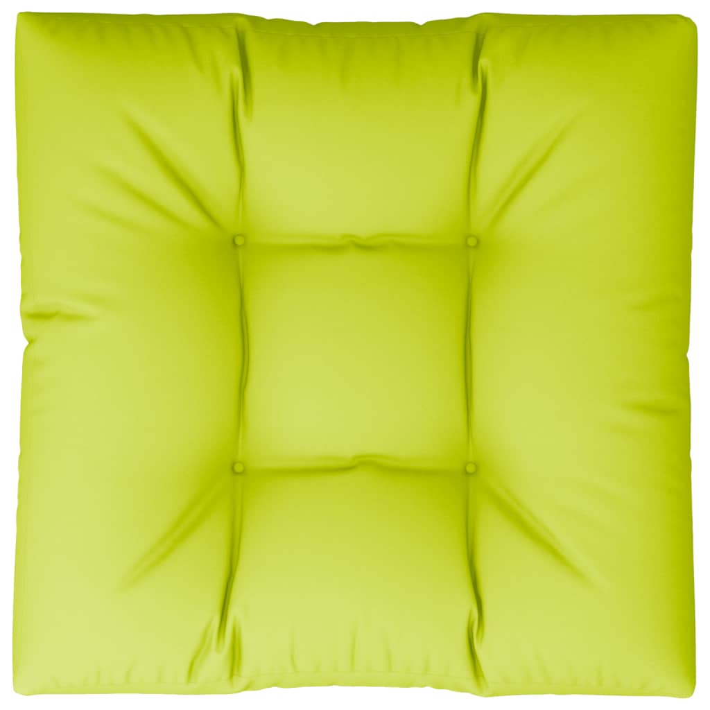 Cuscino per Divano Pallet Verde Brillante 80x80x12 cm | homemem39