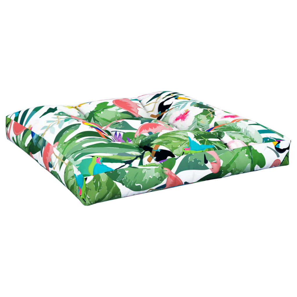 Cuscino per Pallet Multicolore 80x80x12 cm in Tessuto