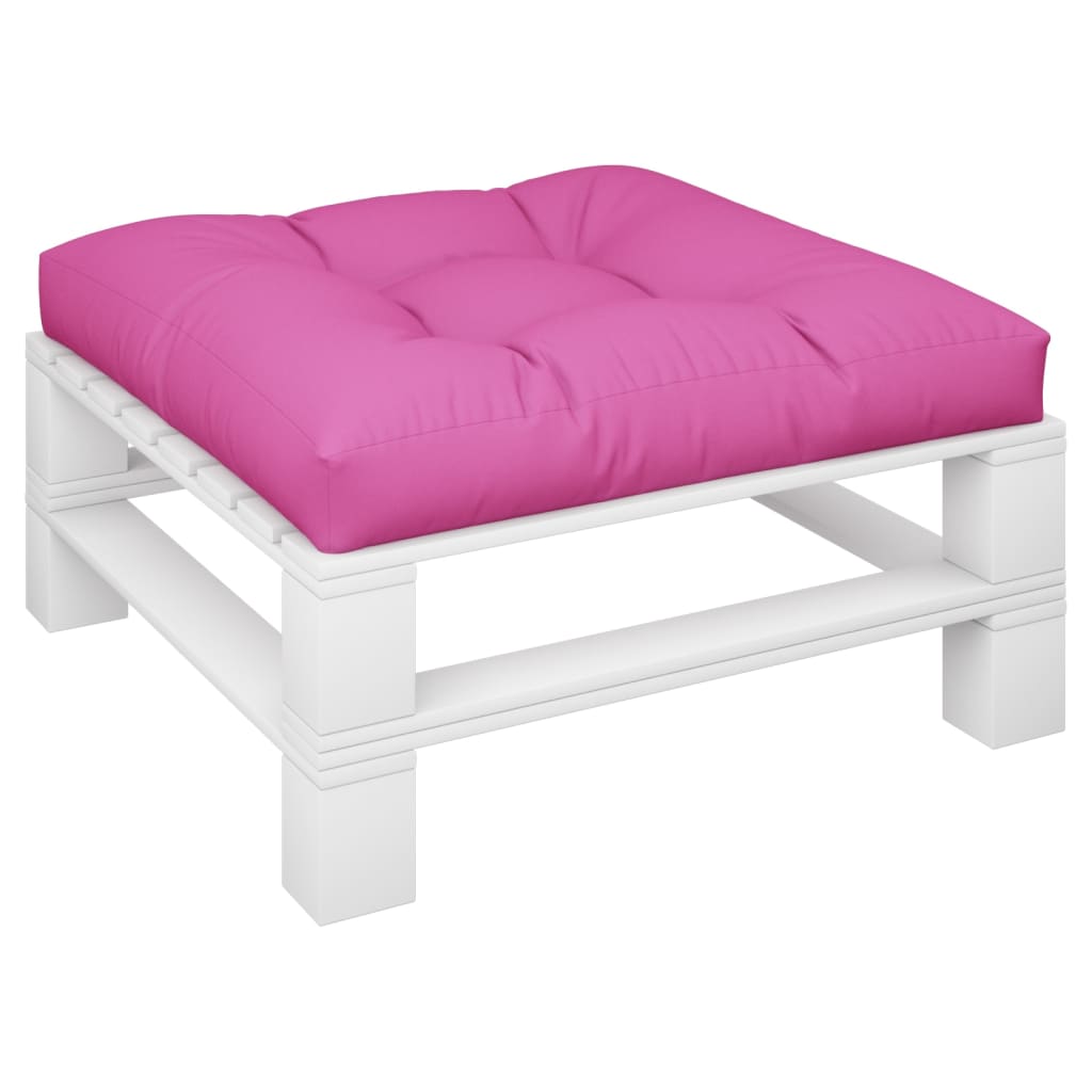 Cuscino per Pallet Rosa 80x80x12 cm in Tessuto | homemem39