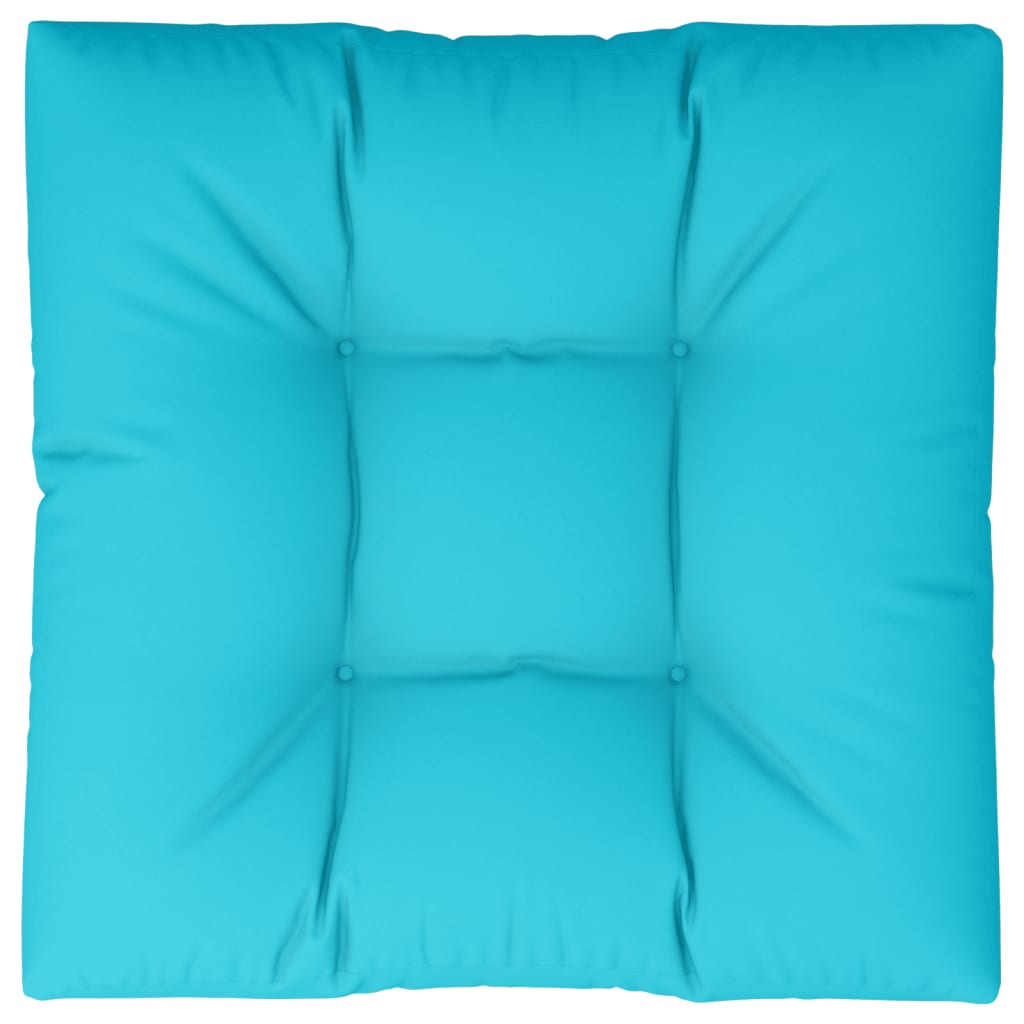 Cuscino per Pallet Turchese 80x80x12 cm in Tessuto | homemem39