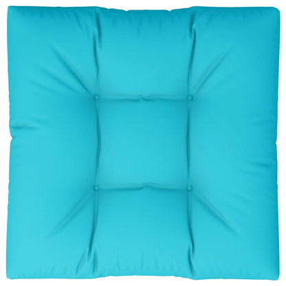 Cuscino per Pallet Turchese 80x80x12 cm in Tessuto