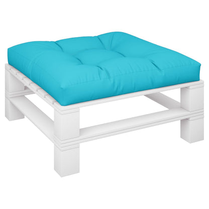 Cuscino per Pallet Turchese 80x80x12 cm in Tessuto | homemem39
